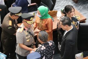 Wakapolda Kaltara Menghadiri Pengucapan Sumpah/Janji Anggota DPRD Prov. Kaltara Masa Jabatan 2024-2029
