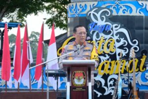 Kapolda Hadiri Deklarasi Kampanye Damai Pilkada Kaltara 2024