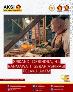 Hj Rachmawati Anggota DPR RI Blusukan Kepedagang UMKM Tanjung Selor Bulungan