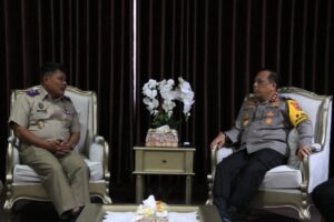 Kapolda Kaltara Menerima Kunjungan Kepala Kantor Pertanahan Bulungan