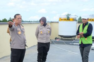 Kapolda Kaltara Cek Barak Dalmas Yang Baru Selesai Dibangun