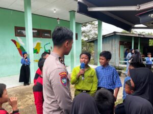 Personel DitBinmas Polda Kaltara Galakkan Penyuluhan Kamtibmas di Lingkungan Sekolah