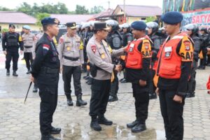 Satuan Brimob Polda Kalatara Laksanakan Apel Siaga Power On Hand
