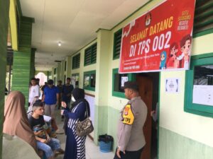 Personel OMP Kayan 2024 Polda Kaltara Melaksanakan Patroli di TPS – TPS