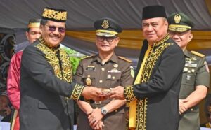 Unsur Pimpinan DPRD Hadiri Apel HUT Kaltara ke 12