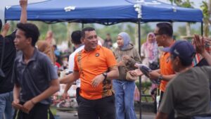 Olahraga Bersama Dalam Rangka Kampanye Tertib Lalu Lintas