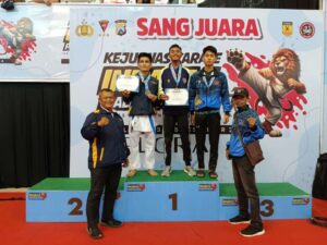 Personel SatBrimob Polda Kaltara, Raih Juara Dalam Kejuaraan Karate Inkanas Kapolri Cup 2024