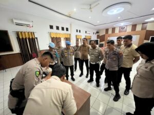Bid Propam Polda Kaltara Laksanakan Tes Urine Personel Polres Nunukan