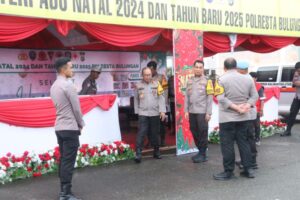 Wakapolda Kaltara Tinjau Pos PAM dan Pos YAN Ops Lilin Kayan 2024 di Wilayah Polresta Bulungan