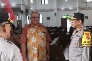 Kapolda Kaltara Tinjau Gereja Katolik Santa Maria Imakulata Tarakan, Pastikan Misa Natal Aman dan Khidmat