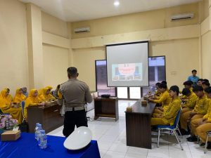 Satgas Preemtif “Ops Keselamatan Kayan 2025” Melaksanakan Sosialiasi Tertib Berlalu Lintas Kepada Siswa – Siswi Sekolah SMPIT Bina Benuanta Tanjung Selor