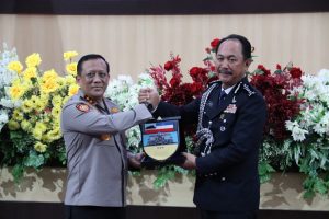 Kunjungan Hormat Delegasi Ibu Pejabat Polis Kontijen Sabah Polis Diraja Malaysia di Polda Kalimantan Utara
