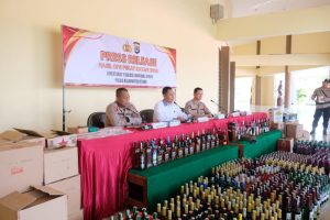 Press Release Hasil Operasi Pekat Kayan 2025 Direktorat Reserse Kriminal Umum Polda Kalimantan Utara