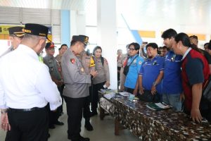 Kapolda Kaltara Tinjau Arus Mudik di Tarakan dan Nunukan, Penumpang Naik 22%