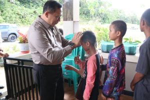 Bersama Anak Spesial, Kapolda Kaltara Tebar Kasih dan Kebahagiaan di SLB Karya Murni