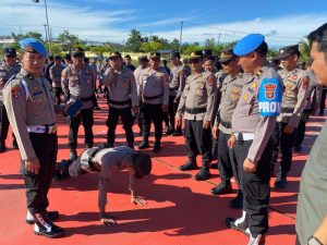 Tingkatkan Disiplin dan Profesionalisme Personel Polri, Bid Propam Polda Kaltara Laksanakan Gaktibplin