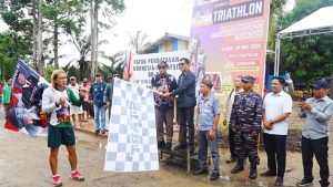 Gubernur Buka Eksibisi Triathlon 2025, Momentum Membangun Wilayah Perbatasan
