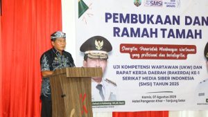 Diikuti 48 peserta, Gubernur Harapkan UKW Dapat Tingkatkan SDM Wartawan Lokal