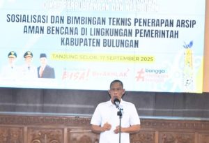 Bupati Bulungan Tekankan Pentingnya Arsip Digital Aman Bencana
