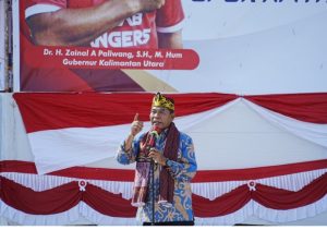 Gubernur Resmikan Turnamen Sepak Bola Tujung Cup Antar Desa, Lahirkan Bibit Pemain Terbaik Kaltara