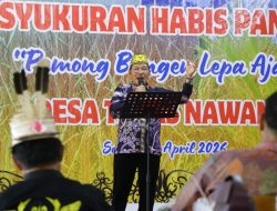 Wagub Kaltara Buka Turnamen Sumpit di Pesta Panen Teras Nawang