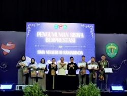 Bupati Bulungan Hadiri Wisuda Putera kedua nya di SMAN 10 Samarinda