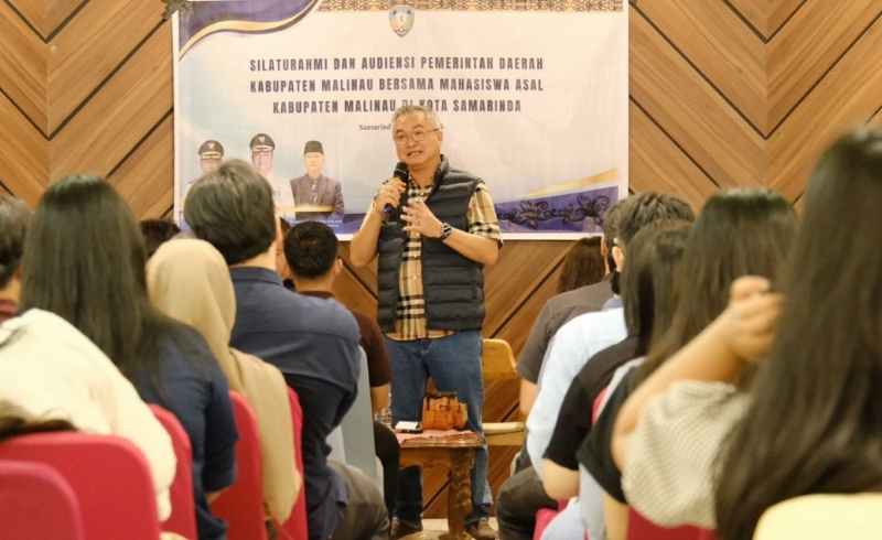 Bupati Wempi Ingatkan Mahasiswa Malinau di Samarinda Fokus Kuliah