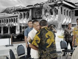 Wagub Tinjau Kantor Bupati Bulungan Pasca Kebakaran, Sampaikan Keprihatinan
