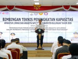 Buka Bimtek Satlinmas Bulungan, Sanusi Tekankan Peran Strategis Linmas
