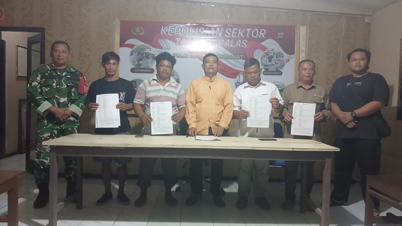 Kades Antutan Apresiasi Keberhasilan Mediasi Yang Difasilitasi Polsek Tanjung Palas
