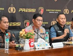 Anggota Komisi I DPRD Press Release Gakkum Ditreskrimum Polda
