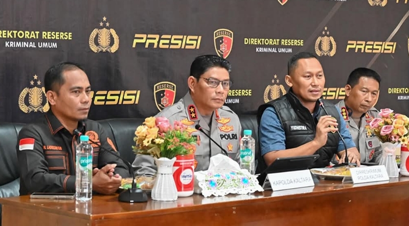 Anggota Komisi I DPRD Press Release Gakkum Ditreskrimum Polda