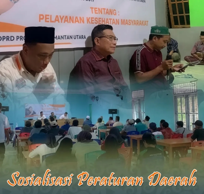 Kegiatan Sosper Anggota DPRD Kaltara Tentang Kesmas di Bulungan