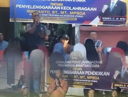 Sosper Ranperda Tentang Penyelenggaraan Keolahragaan Digelar di Nunukan.